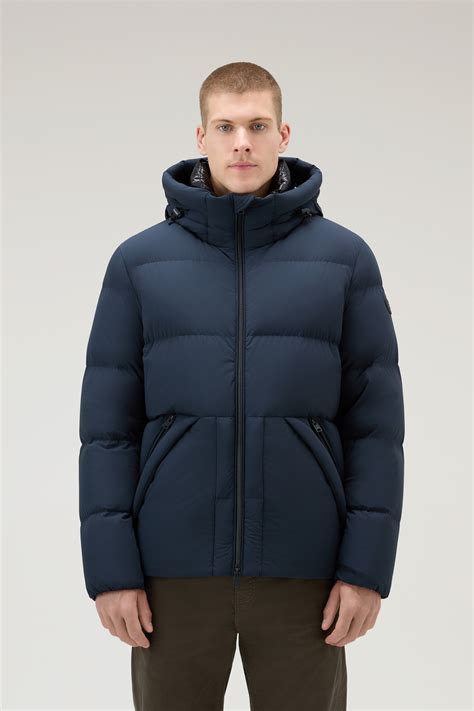 fendi daunejacke herren|Daunenjacke aus Nylon in Blau .